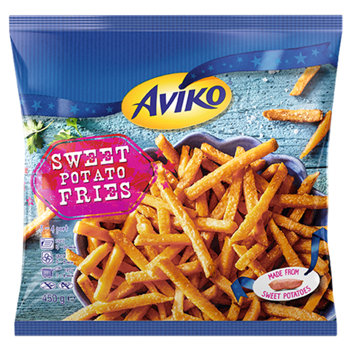Sweet Potato Fries 450 G Aviko (1)
