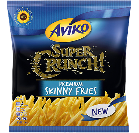 Super Crunch Premium Skinny Fries 750 G Aviko