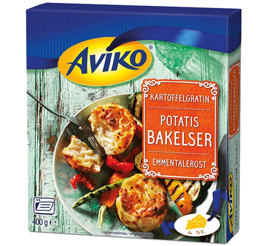 Aviko Potatisbakelser Emmentalerost