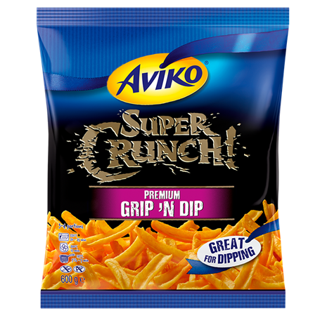 Super Crunch Premium Fries Grip N Dip Nyhet