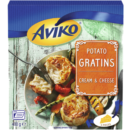 Aviko Potatisbakelser Emmentalerost